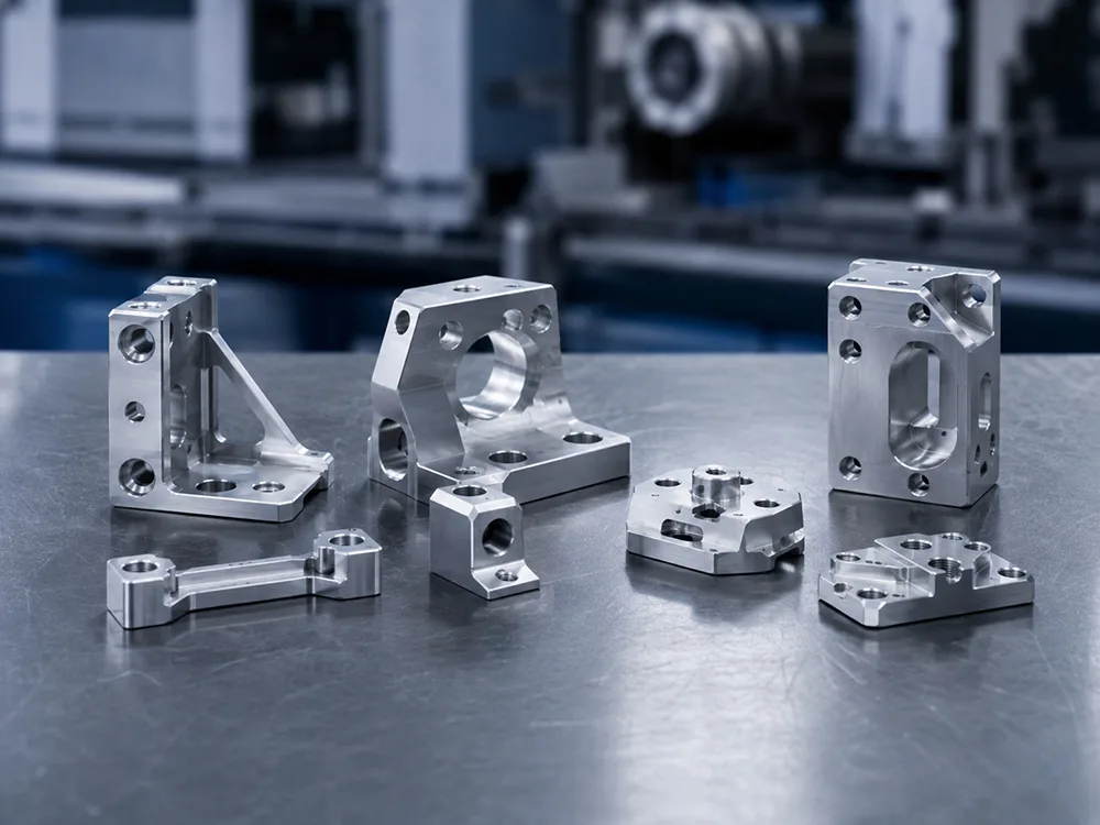 Precision-machined aerospace mounting components and brackets